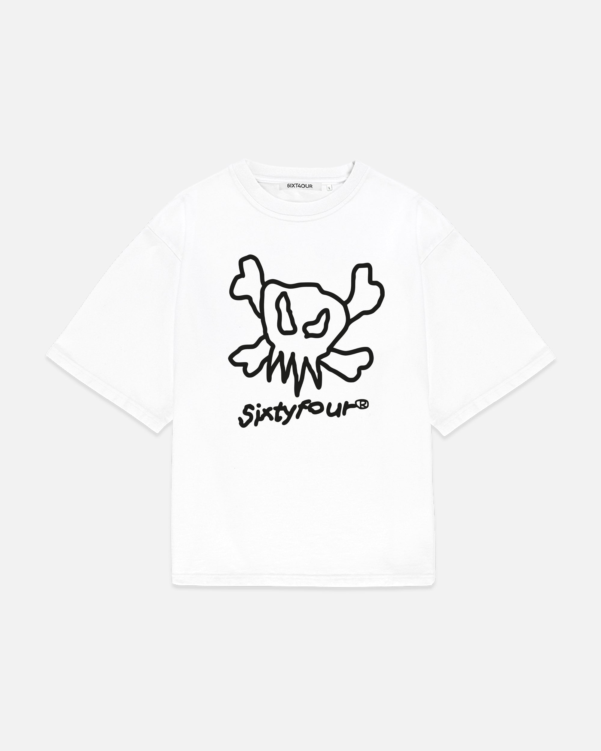 DRAW SKULL - WHITE