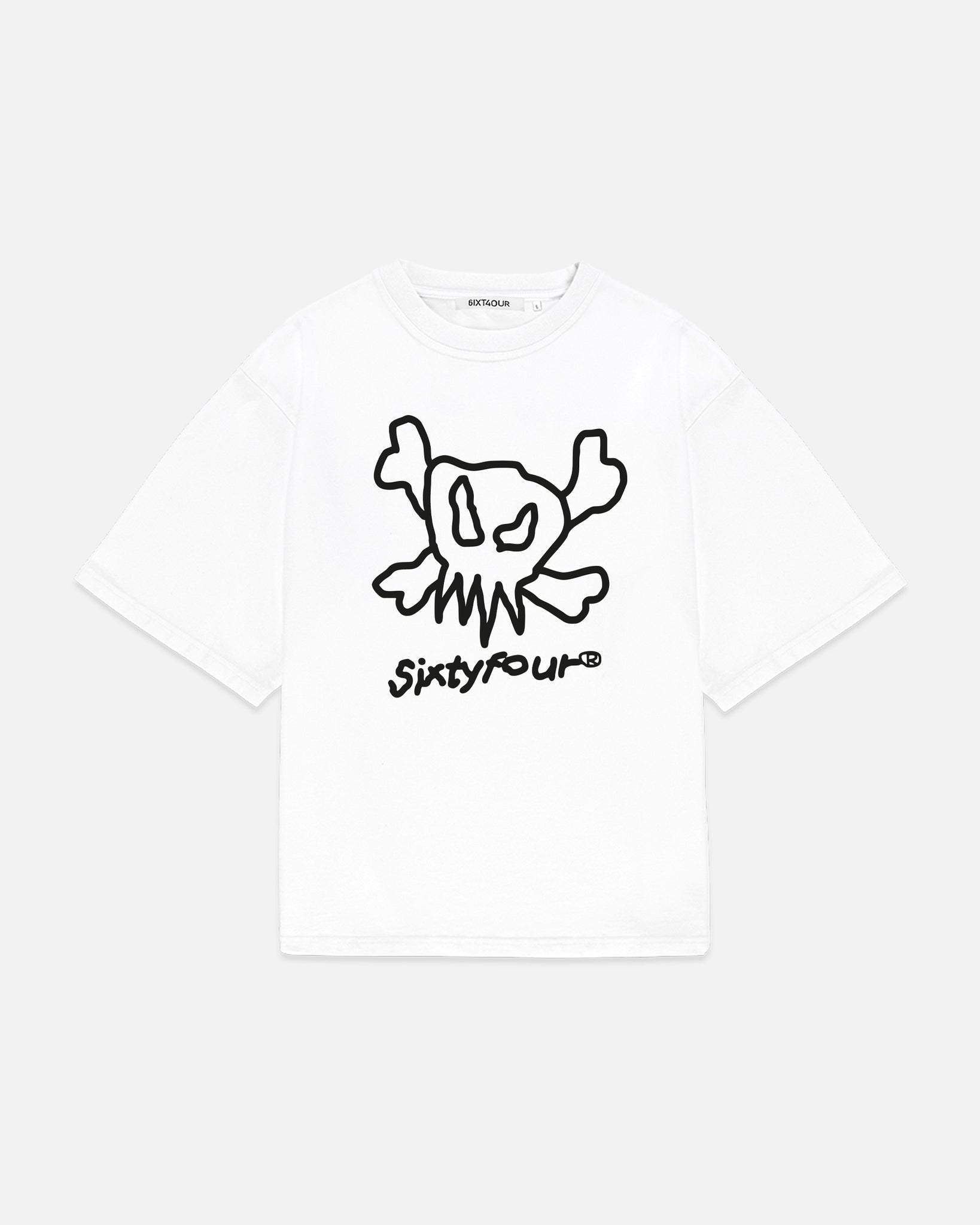 DRAW SKULL - WHITE