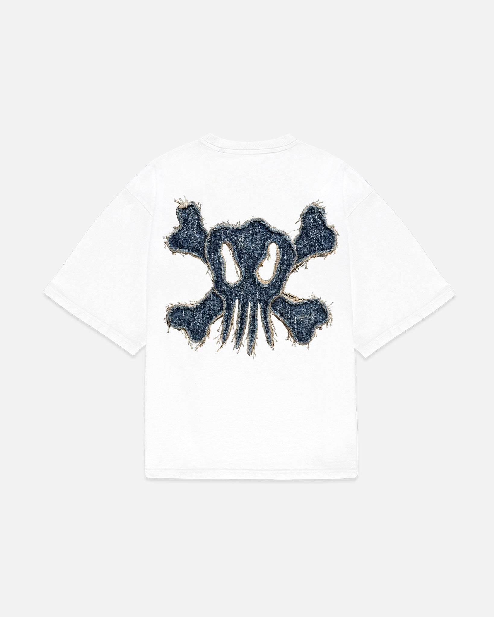 JEANS SKULL WHITE