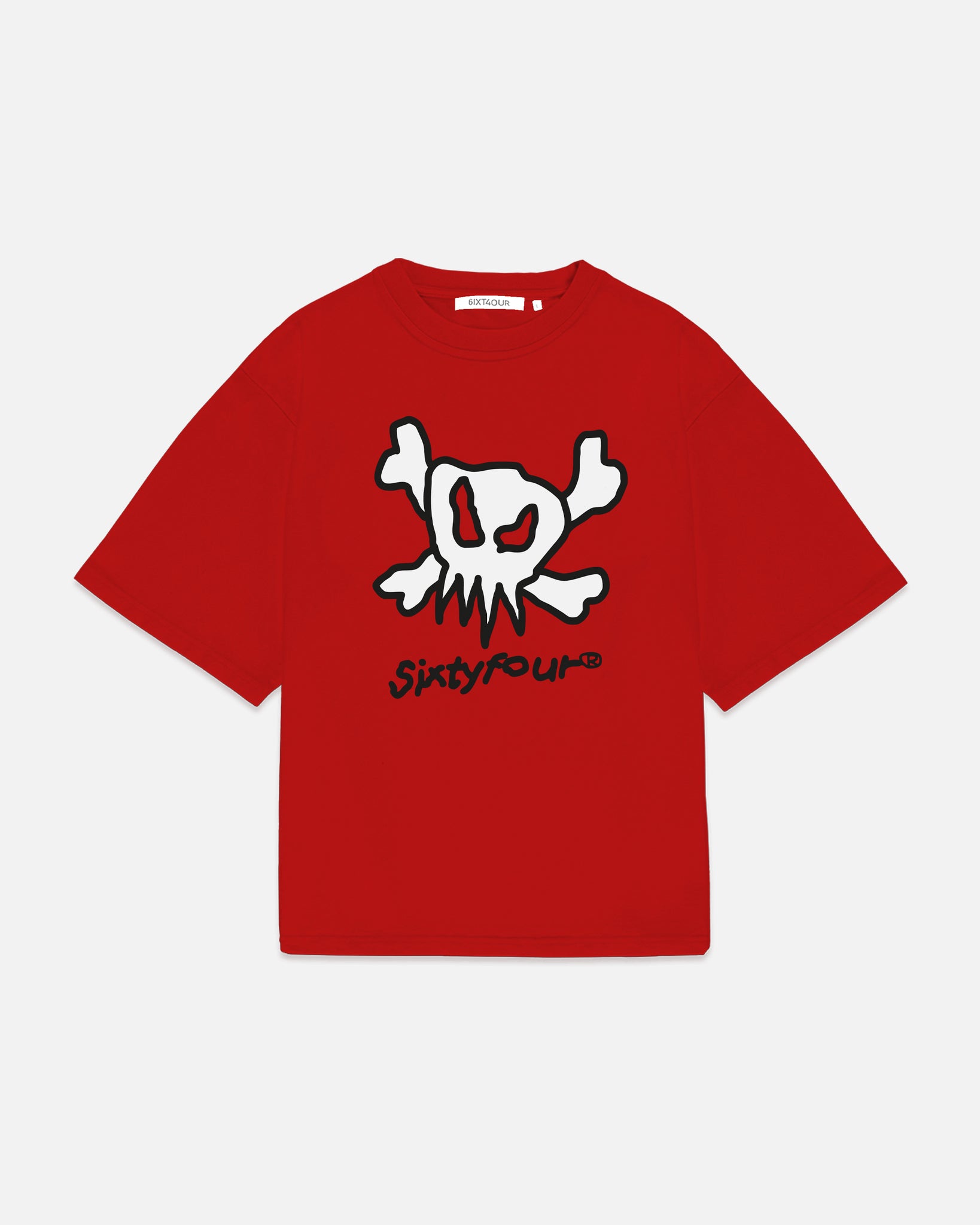 DRAW SKULL RED