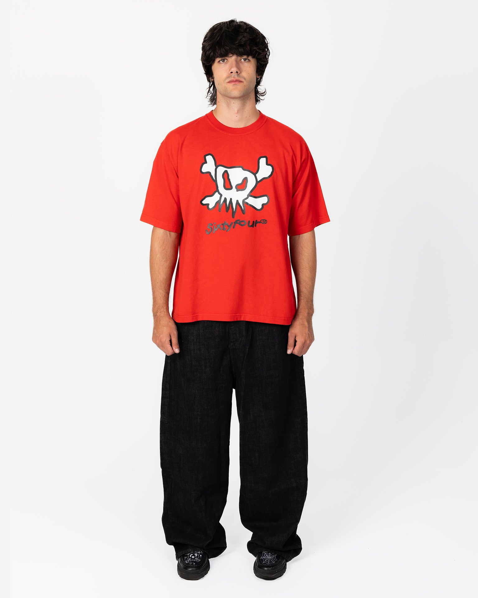 DRAW SKULL RED