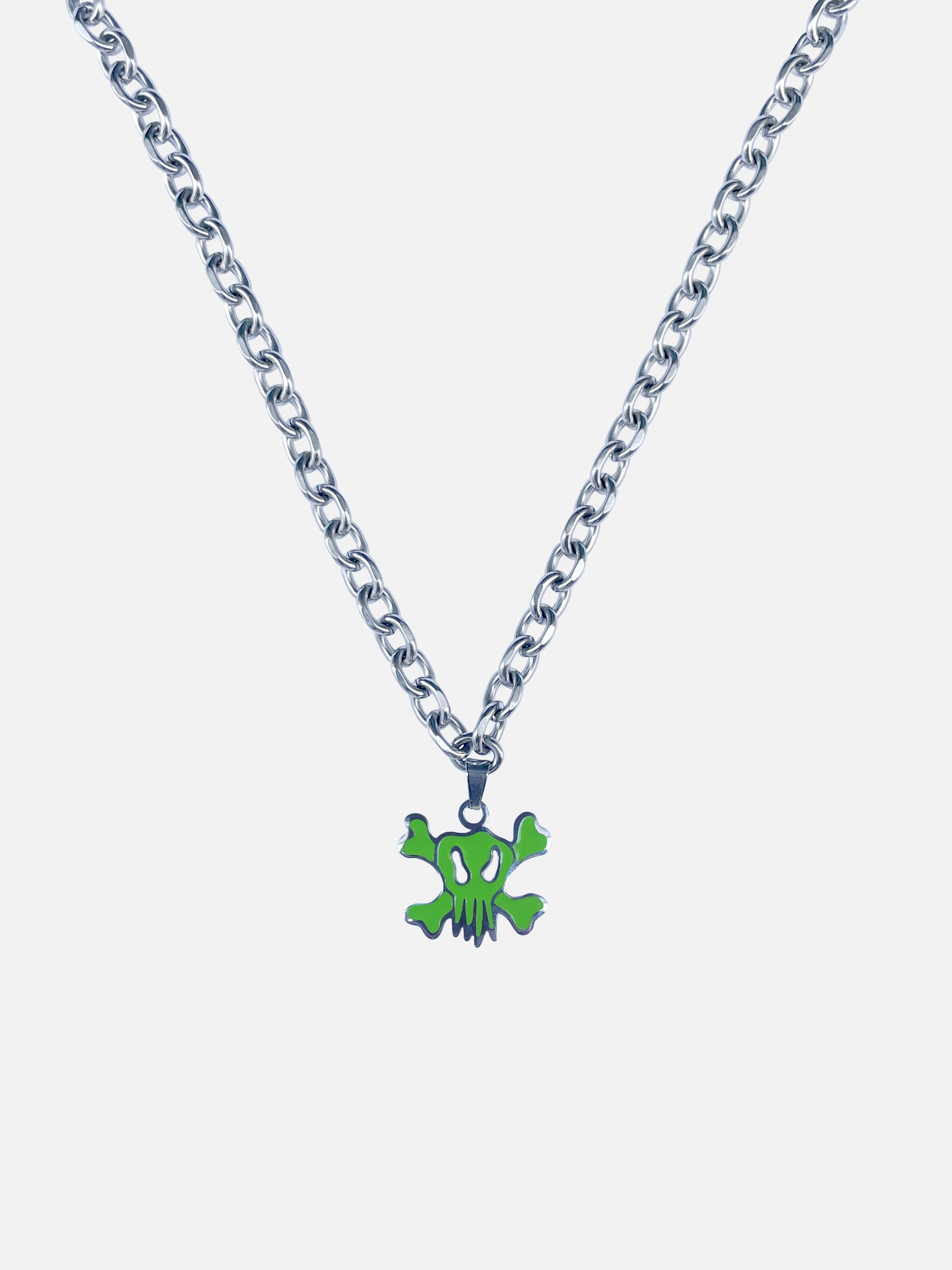 GREEN SKULL PENDANT
