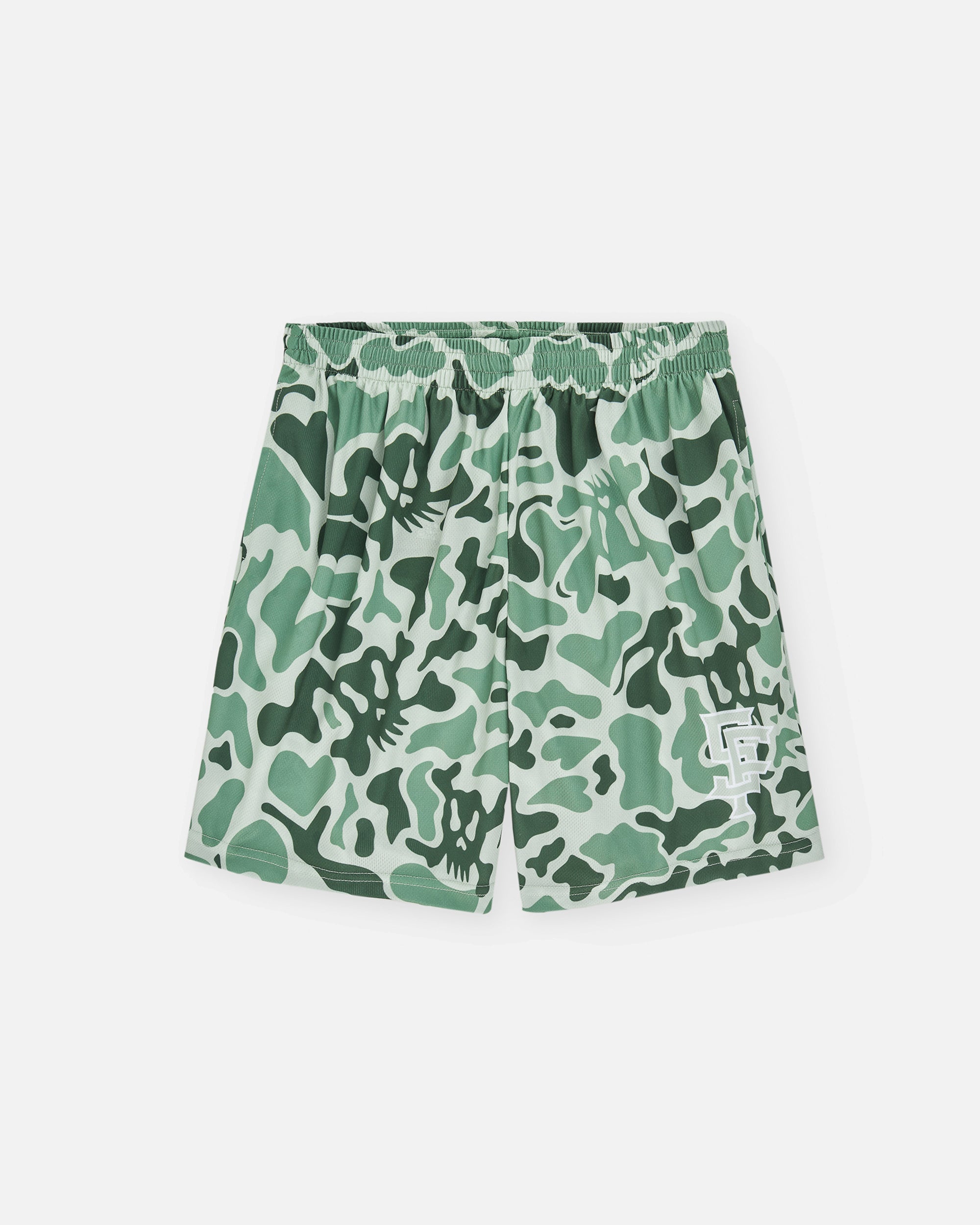 GREEN CAMO MESH PANTS