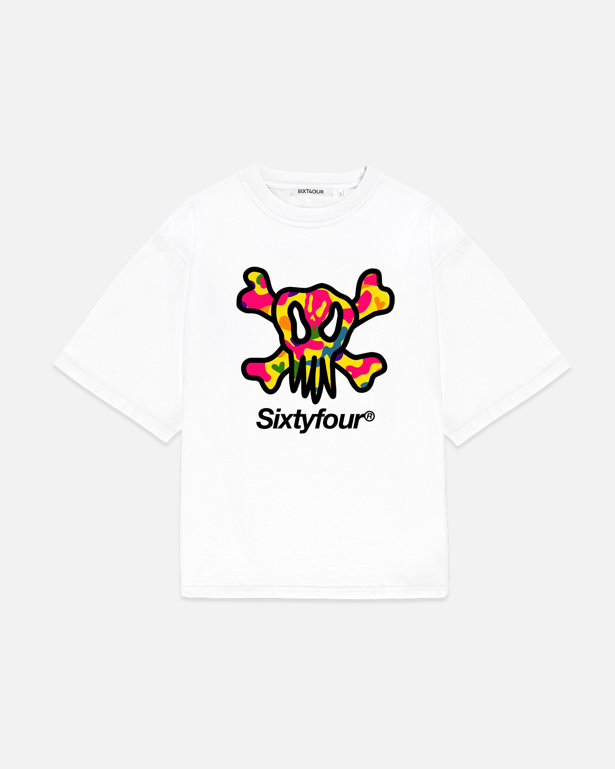 Multicolor Yellow Skull
