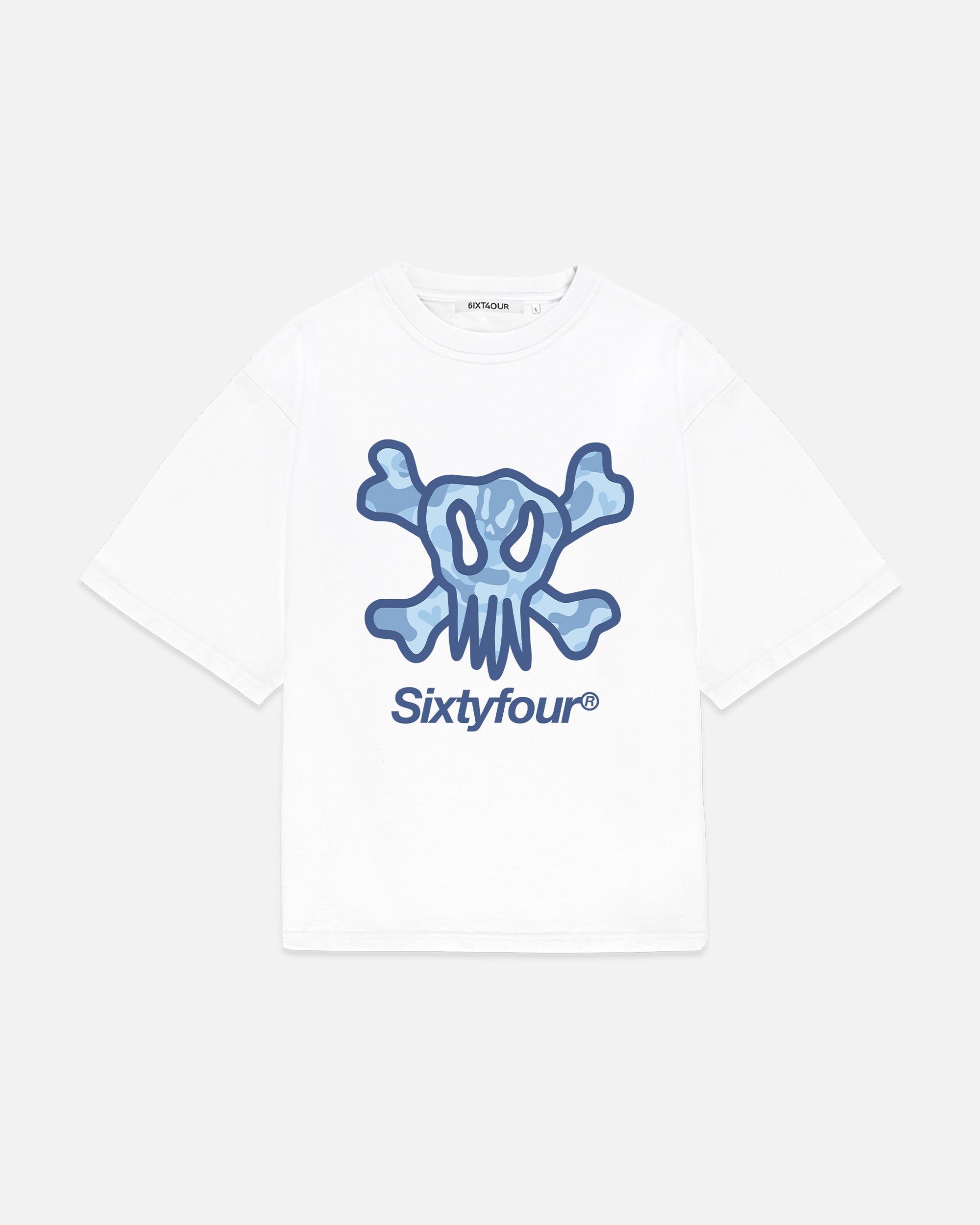 Camo Skull - Blue