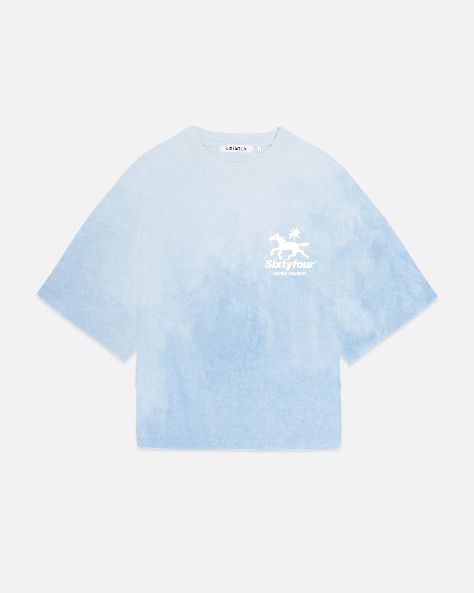BLUE TIE DYE SUNSET SEASON T-SHIRT