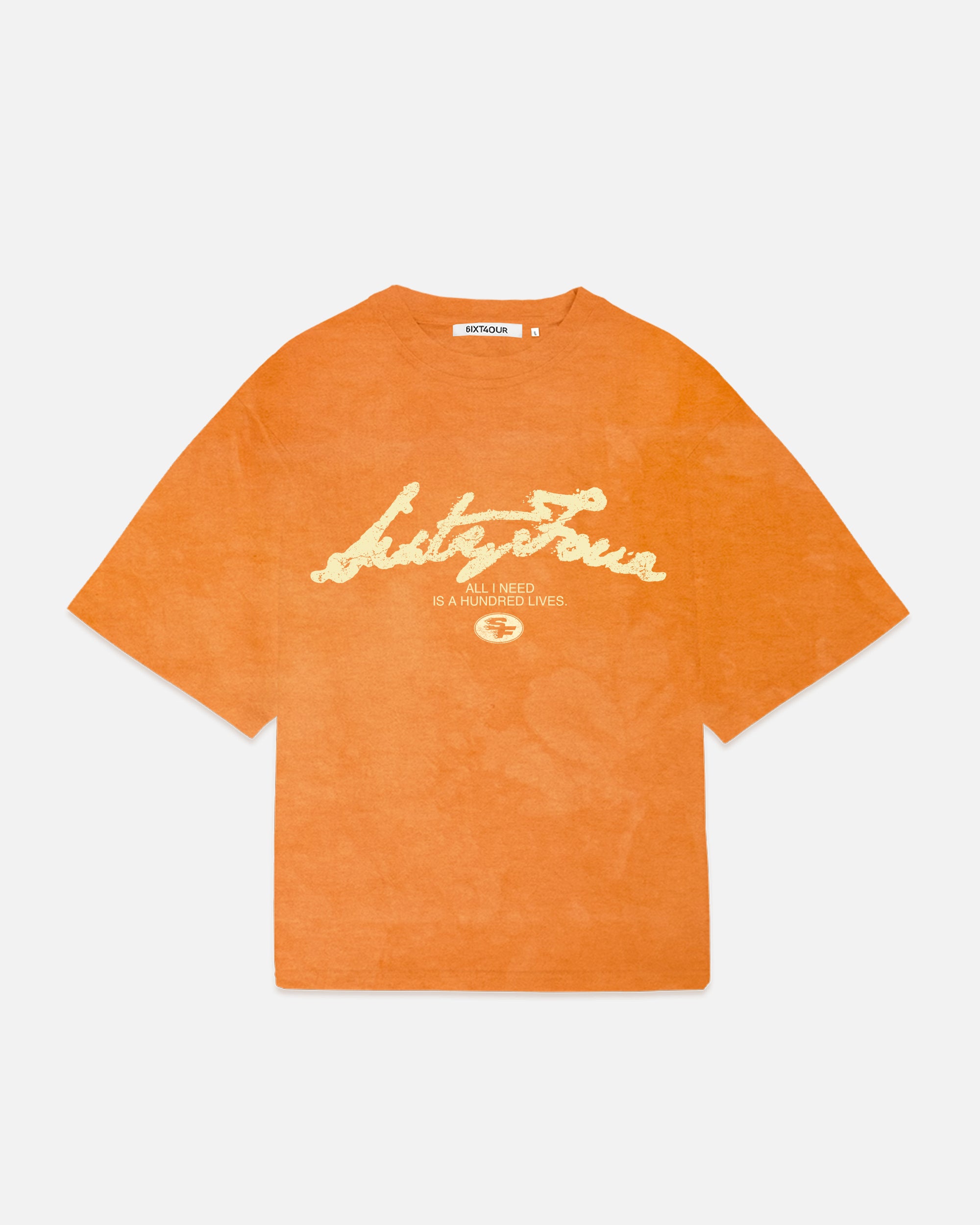 ORANGE TIE DYE SIXTY FOUR
