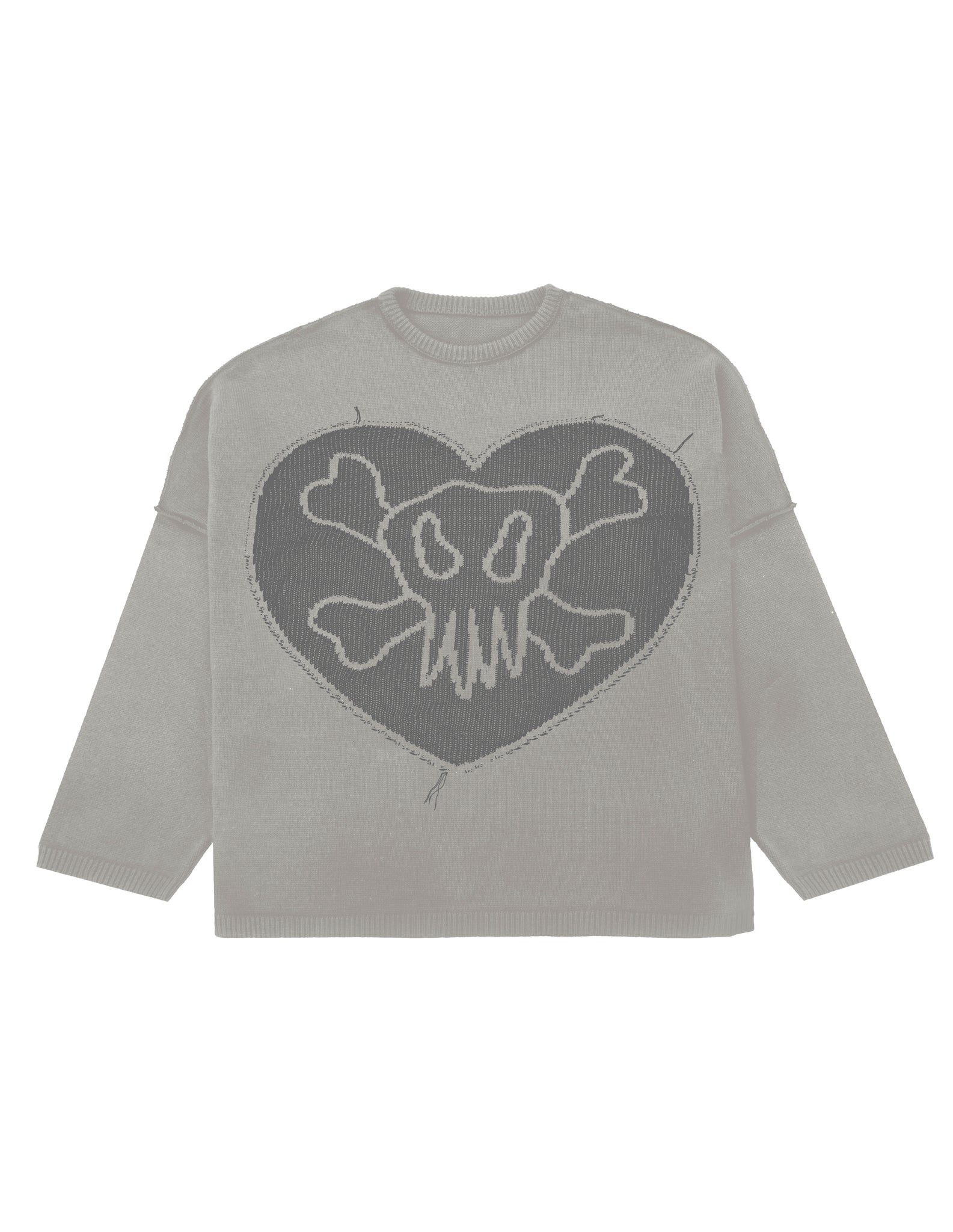 Gray Love Sweater